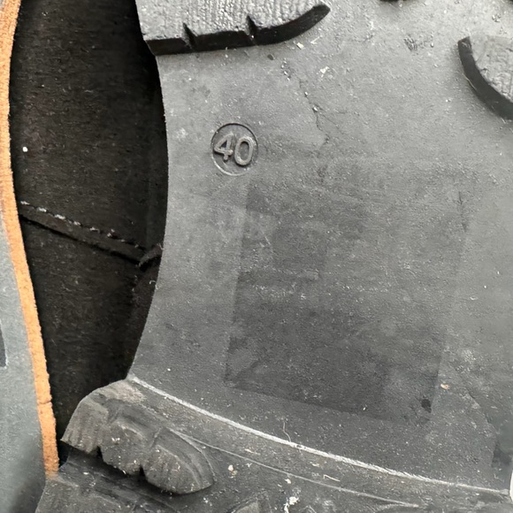 Bos. & Co. Calib Black Suede Boots with Faux Fur lining Size 40 US 9 - 9.5 - Picture 16 of 16